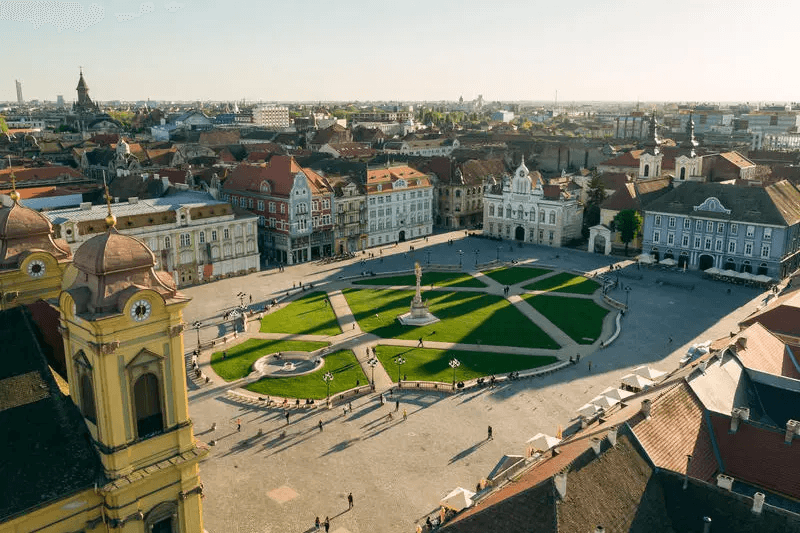 Timișoara, Romania — Union Square